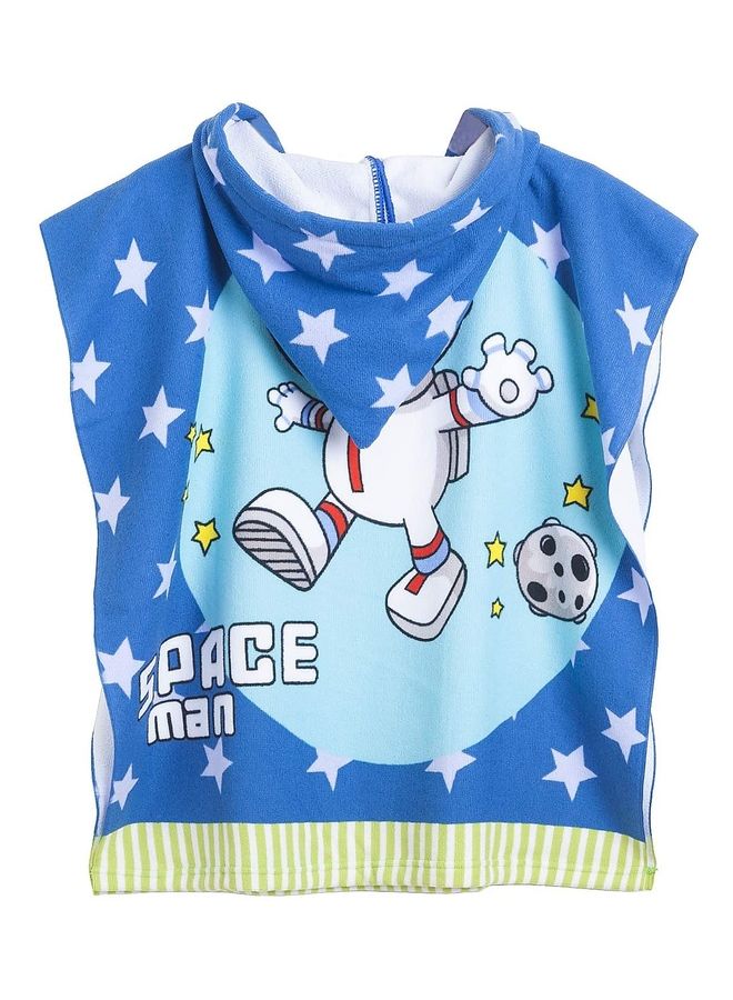 Children's Beach Hooded Bath Towel Multicolour 60X60cm - Image 2